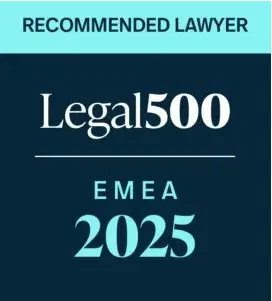 Legal 500 2025 EMEA - Recommended lawyer - Mgr. Michal Pálinkás