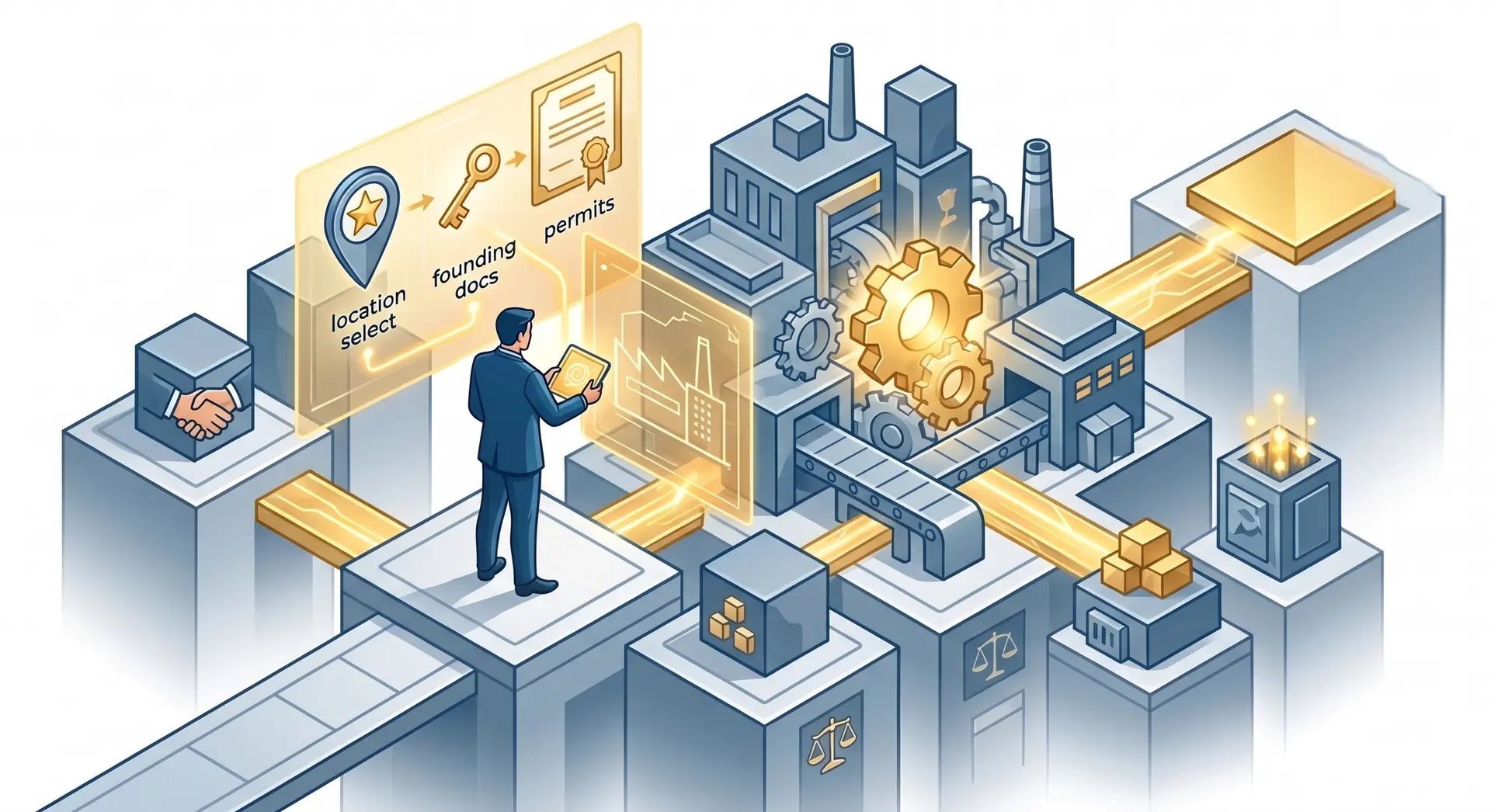 Founding a factory