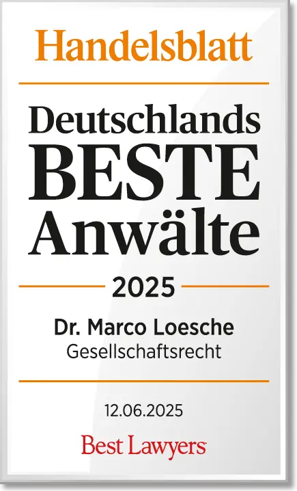 The Best Lawyers in Germany 2026 Edition - Dr. Marco Loesche - Corporate Law