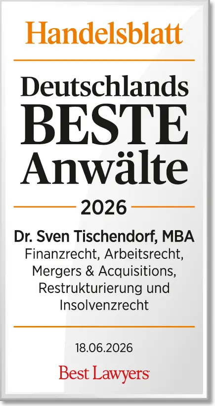 The Best Lawyers in Germany 2026 Edition -  Dr. Sven Tischendorf, MBA Copy DE