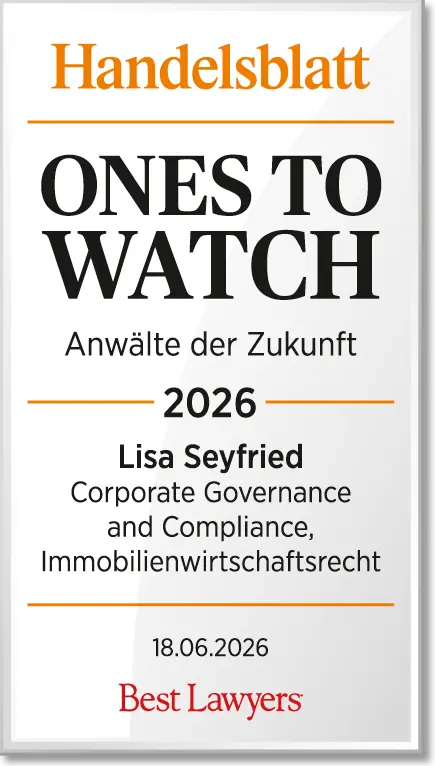 The Best Lawyers - Ones to Watch in Germany - 2026 Edition -  Lisa Seyfried DE