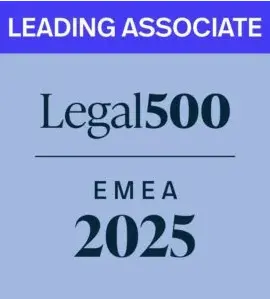 Legal 500 2025 EMEA - Leading associate - Mgr. Václav Bělohoubek