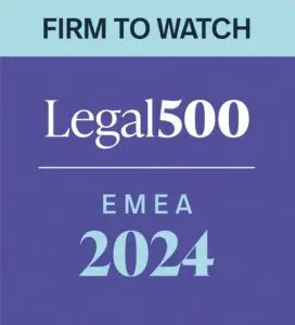 The Legal 500 EMEA 2024 Firm to watch - Corporate and M&A