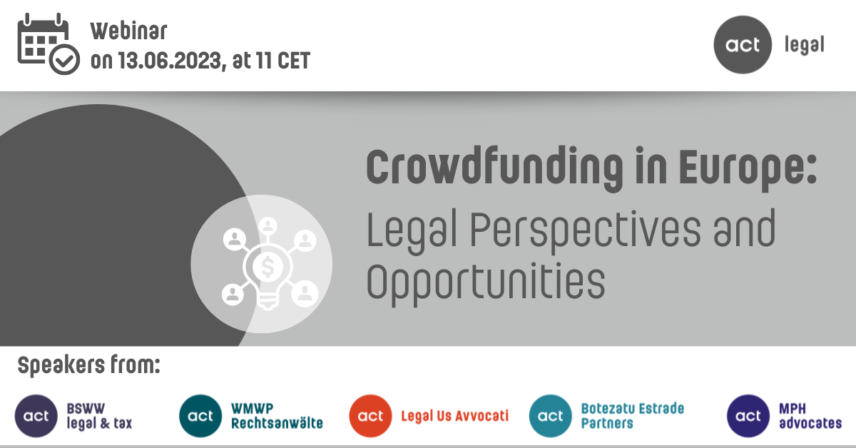 Crowdfunding in Europe: Legal Perspectives and Opportunities
