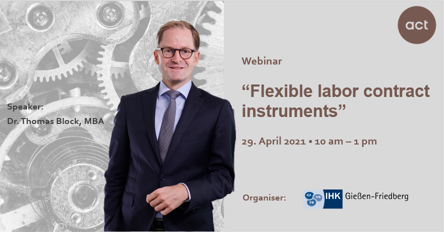 Flexible labor contract instruments