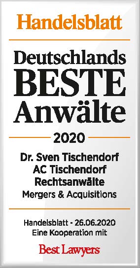 Germany Best Lawyers Germany 2020 – M&A – SVT