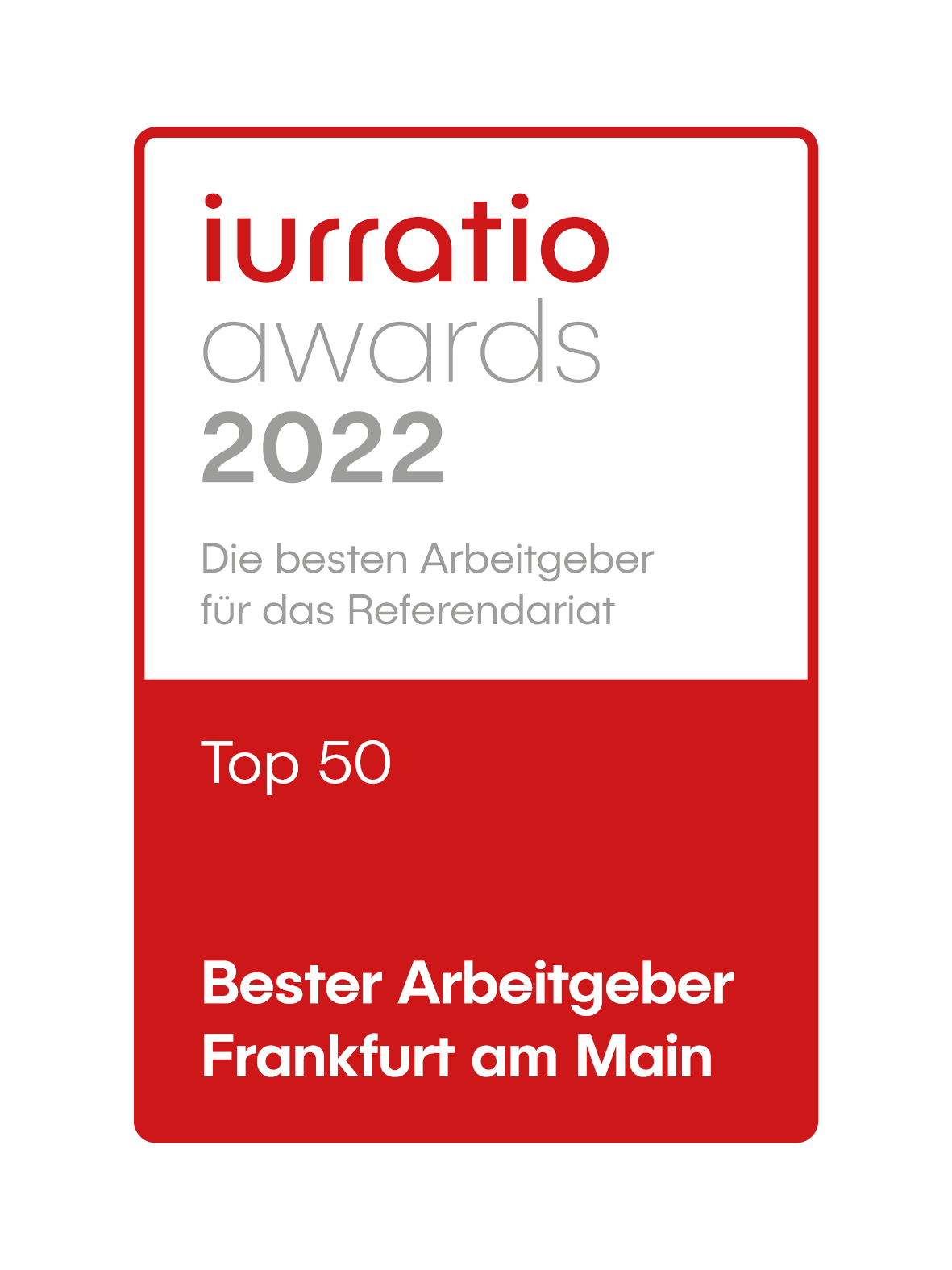 Germany – iurratio awards 2022 – best employers
