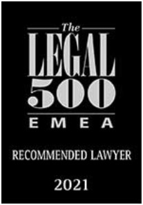 Czech Republic The Legal 500 EMEA 2021 – Recommended Lawyers