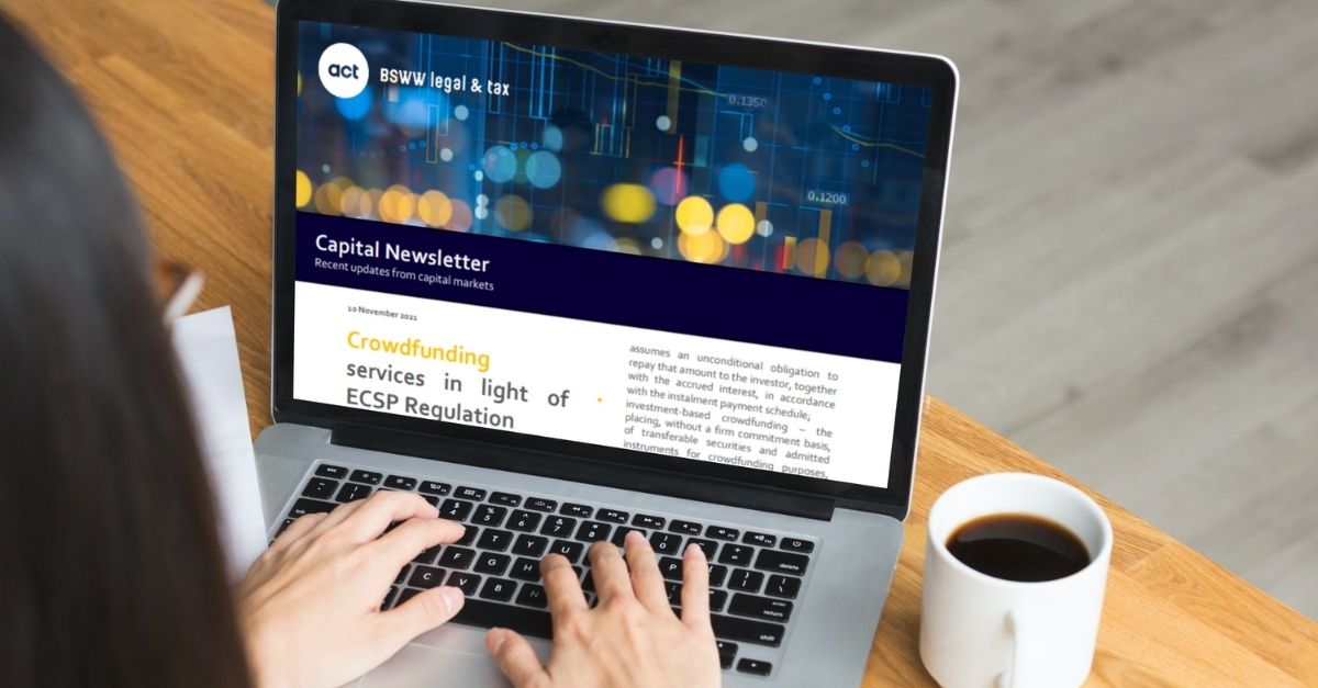 Crowdfunding services in light of ECSP Regulation